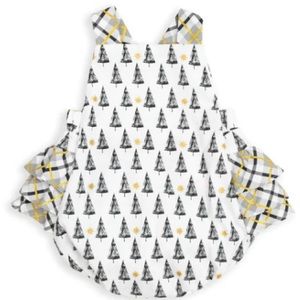 Ricrac and Ruffles Christmas Bubble Size 3T EUC